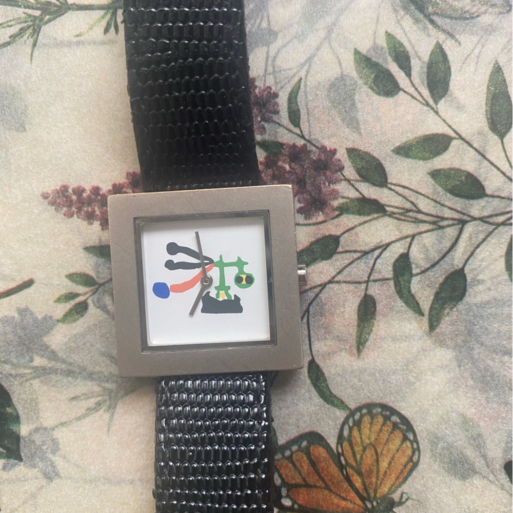 Black Square Joan Miro’ watch from Paris museum
